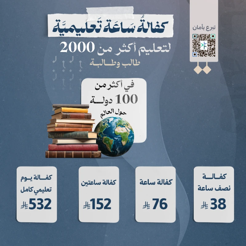 قال الإمام أحمد رحمه اللهالناس بحاجة إلى العلم أكثر من حاجتهم للطعام والشرابفما أعظم أجر من يسد هذه الحاجة ويكون سببا في تعليم الناس وهدايتهم